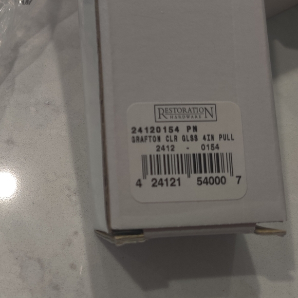 Restoration Hardware 4" Drawer Pull‎ Polished Nickle NIP Grafton Set of 10 - Picture 6 of 7